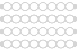 8-well strip tubes